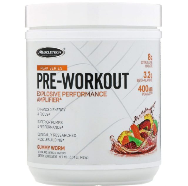 Muscletech Peak Series PreWorkout Gummy Worm